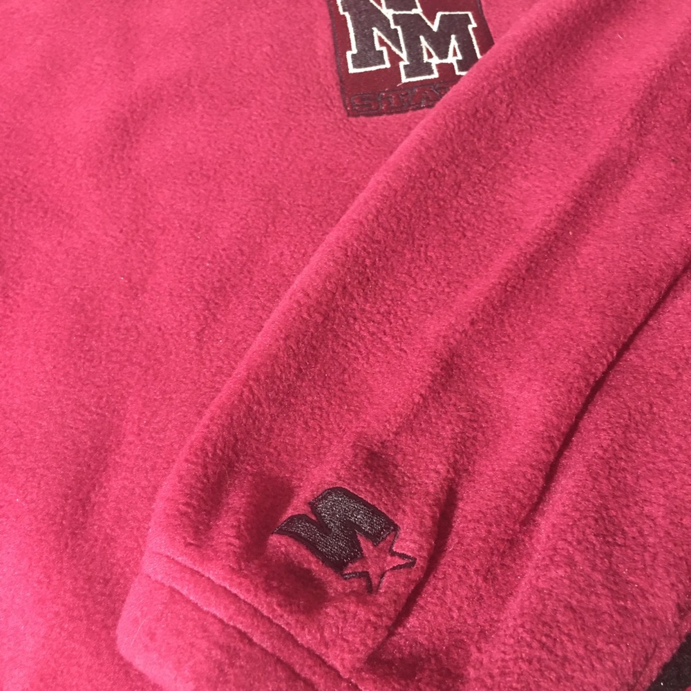 Starter New Mexico State Fleece Pullover-size 2XL - Picture 4 of 5